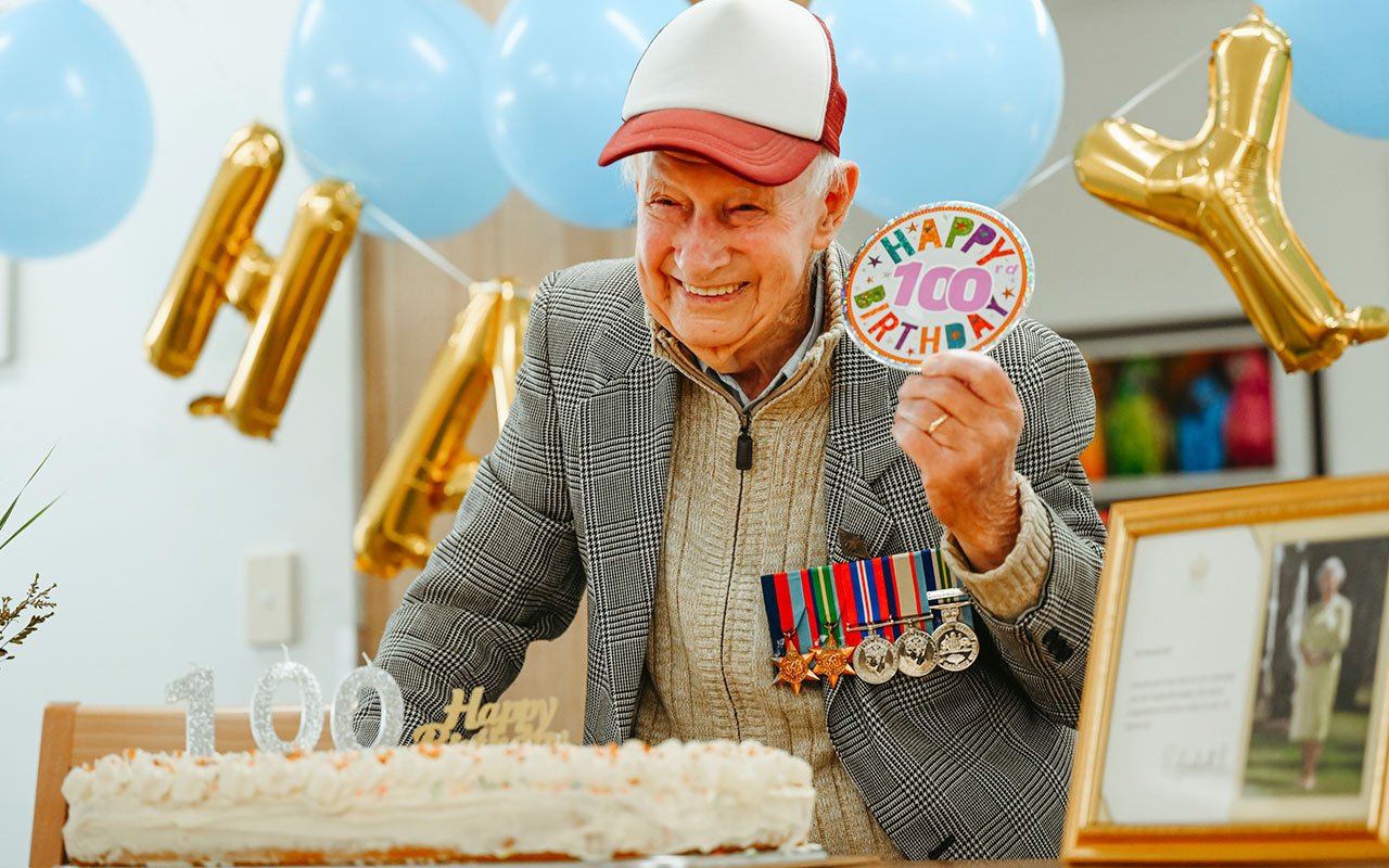 Ingenia Gardens resident Donald Mackintosh turns 100